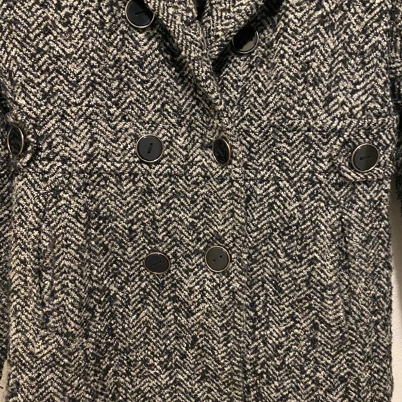 Kenneth Cole REACTION Black White Women’s Coat Size Medium - Picture 2 of 10